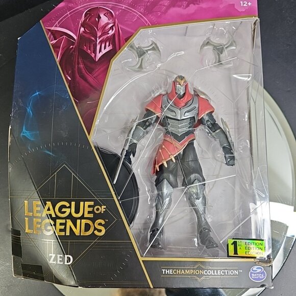 League of Legends Zed 6'' Action Figure Spin Master LOL 1st Edition Sealed Read - Picture 6 of 12